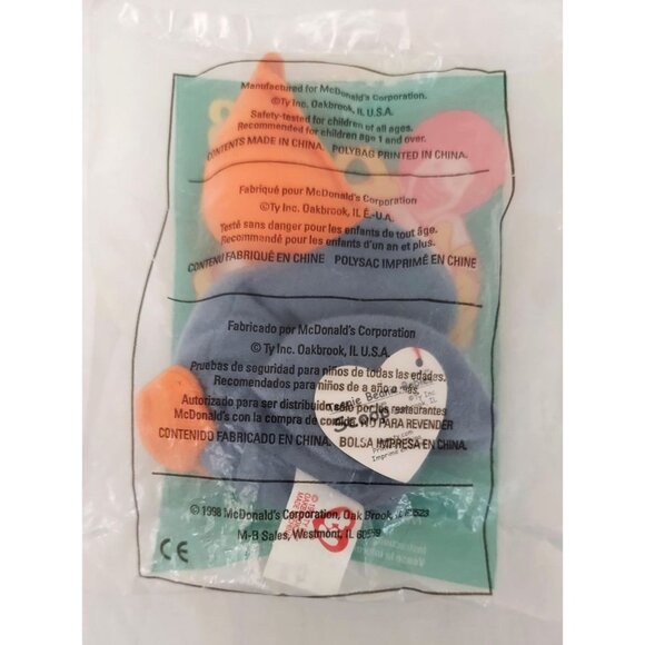 Ty Scoop the Pelican Teenie Beanie Babies (McDonalds Toy) Rare Sealed in Package - Picture 2 of 4